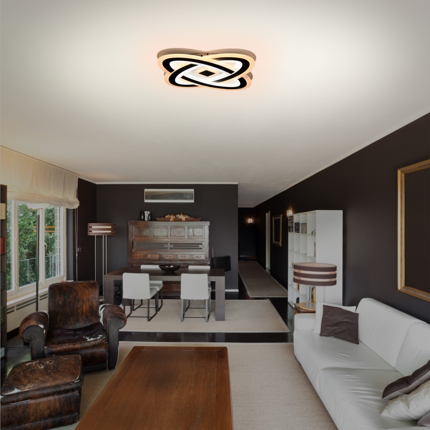 Brilagi - Himmennettävä LED-kattovalaisin MODERN LED/90W/230V 2700-6500K 48x48 cm+ kauko-ohjaus