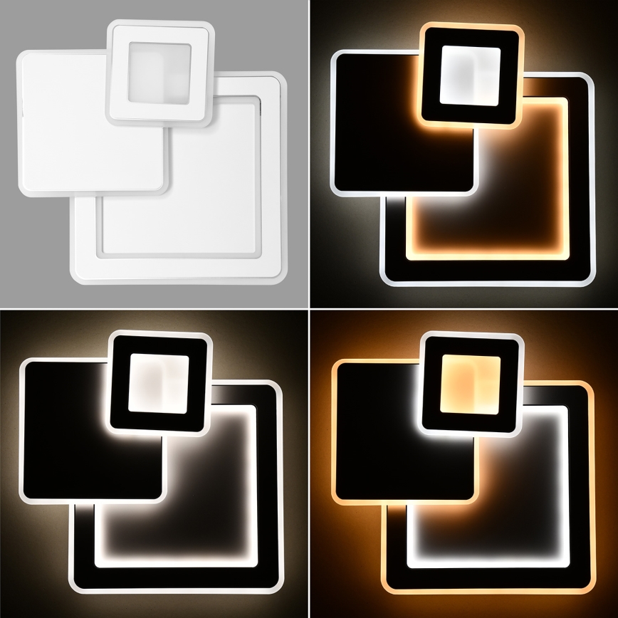 Brilagi - Himmennettävä LED-kattovalaisin MODERN LED/93W/230V 2700-6500K 48,5x48,5 cm + kauko-ohjaus