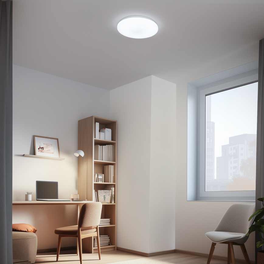 Brilagi - himmennettävä LED-kattovalaisin OPAL LED/24W/230V 3000/4000/6500K + kaukosäädin