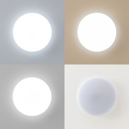 Brilagi - himmennettävä LED-kattovalaisin OPAL LED/24W/230V 3000/4000/6500K + kaukosäädin