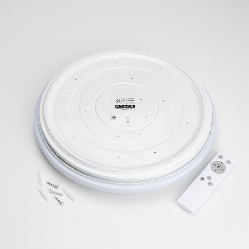 Brilagi - himmennettävä LED-kattovalaisin OPAL LED/24W/230V 3000/4000/6500K + kaukosäädin