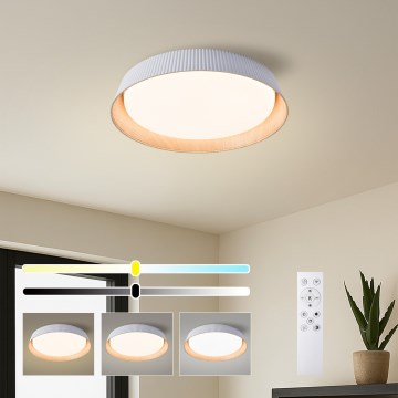 Brilagi - himmennettävä LED-kattovalaisin ORINO LED/54W/230V 3000-6000K valkoinen halkaisija 43 cm + kaukosäädin