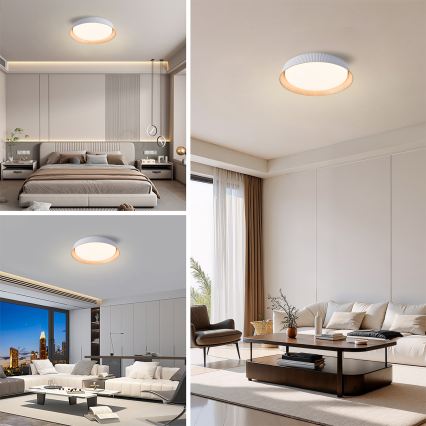 Brilagi - himmennettävä LED-kattovalaisin ORINO LED/54W/230V 3000-6000K valkoinen halkaisija 43 cm + kaukosäädin