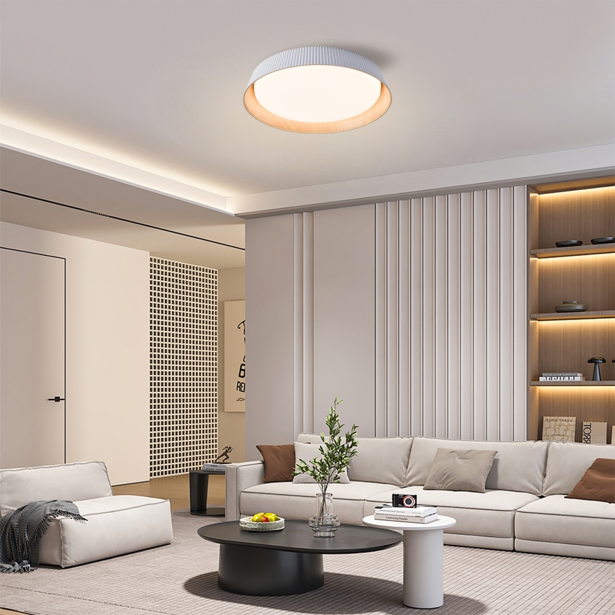 Brilagi - himmennettävä LED-kattovalaisin ORINO LED/54W/230V 3000-6000K valkoinen halkaisija 43 cm + kaukosäädin