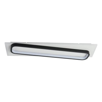 Brilagi - Himmennettävä LED-kattovalaisin OUTLINE LED/52W/230V 3000-6000K 15x60 cm valkoinen/musta + kaukosäädin