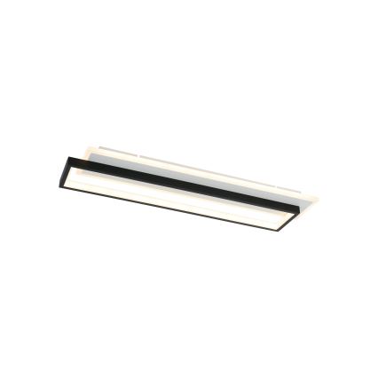 Brilagi - OUTLINE LED himennettävä kattovalaisin 66W 230V 3000-6000K 15x60 cm valkoinen/musta + kaukosäädin