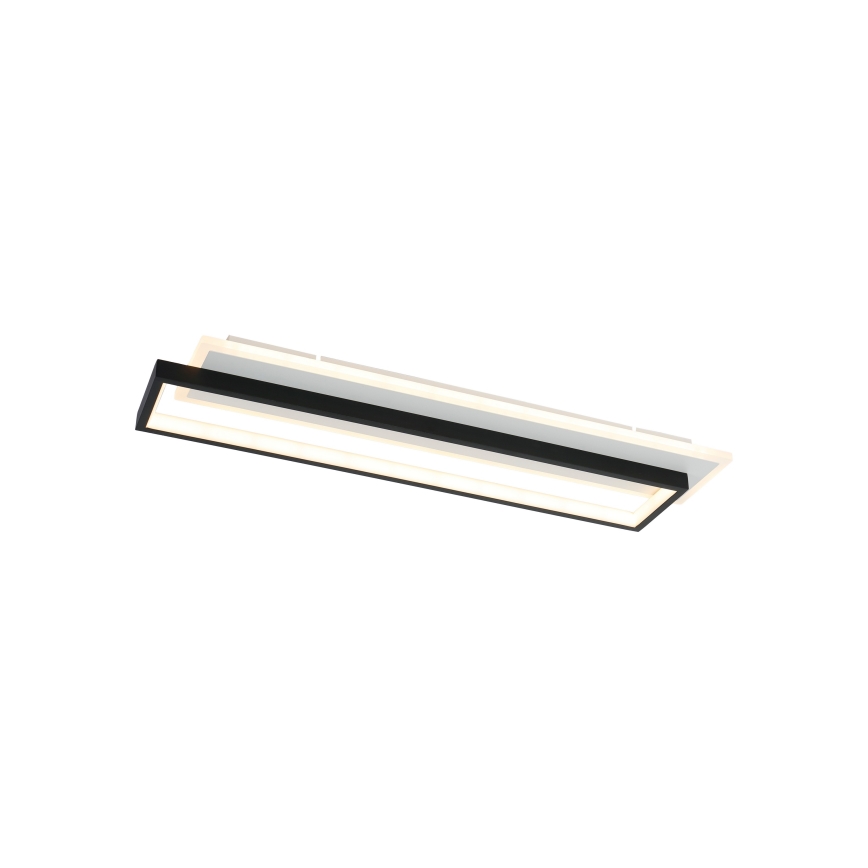 Brilagi - OUTLINE LED himennettävä kattovalaisin 66W 230V 3000-6000K 15x60 cm valkoinen/musta + kaukosäädin
