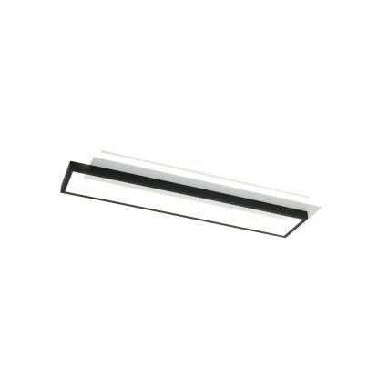 Brilagi - OUTLINE LED himennettävä kattovalaisin 66W 230V 3000-6000K 15x60 cm valkoinen/musta + kaukosäädin