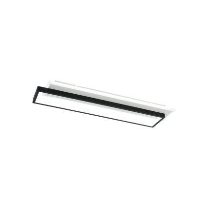 Brilagi - OUTLINE LED himennettävä kattovalaisin 66W 230V 3000-6000K 15x60 cm valkoinen/musta + kaukosäädin