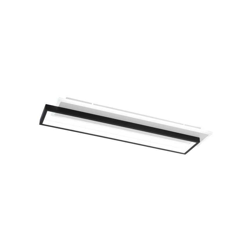 Brilagi - OUTLINE LED himennettävä kattovalaisin 66W 230V 3000-6000K 15x60 cm valkoinen/musta + kaukosäädin