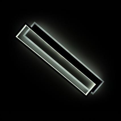BRILAGI - OUTLINE LED himennettävä kattovalaisin 66W 230V 3000-6000K 15x60 cm valkoinen/musta + kaukosäädin