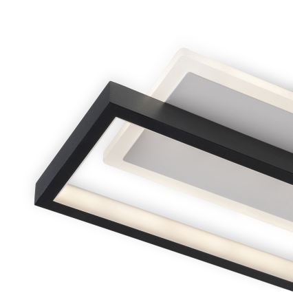 BRILAGI - OUTLINE LED himennettävä kattovalaisin 66W 230V 3000-6000K 15x60 cm valkoinen/musta + kaukosäädin