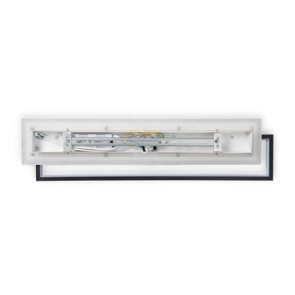 BRILAGI - OUTLINE LED himennettävä kattovalaisin 66W 230V 3000-6000K 15x60 cm valkoinen/musta + kaukosäädin