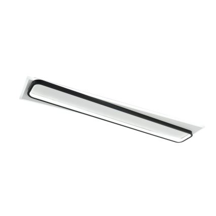 Brilagi - Himmennettävä LED-kattovalaisin OUTLINE LED/90W/230V 3000-6000K 18x100 cm valkoinen/musta + kaukosäädin