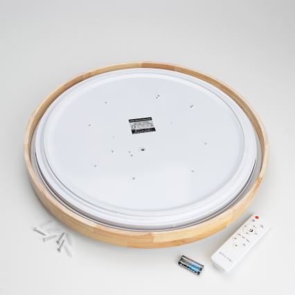 Brilagi - PINE LED himmennettävä kattovalaisin 60W/230V, halkaisija 52 cm, 3000–6500K + kaukosäädin