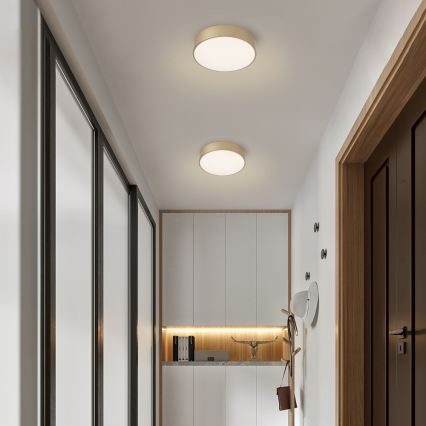BRILAGI - himmennettävä LED-kattovalaisin POOL LED/24W/230V 3000–6000K Ø 20 cm kullanvärinen + kaukosäädin