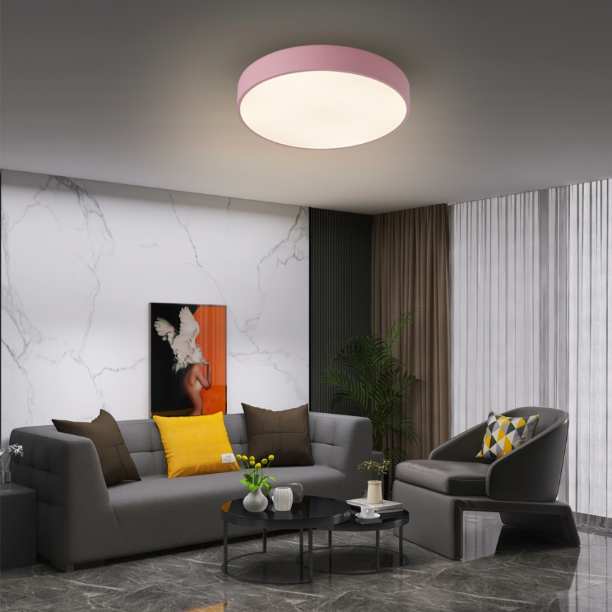 Brilagi - himmennettävä LED-kattovalaisin POOL LED/48W/230V 3000-6000K Ø 40 cm vaaleanpunainen + kaukosäädin