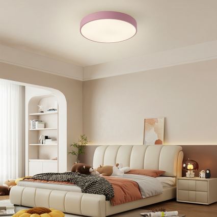 Brilagi - himmennettävä LED-kattovalaisin POOL LED/48W/230V 3000-6000K Ø 40 cm vaaleanpunainen + kaukosäädin