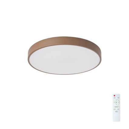 Brilagi - himmennettävä LED-kattovalaisin POOL LED/48W/230V 3000-6000K Ø 40 cm ruskea + kaukosäädin