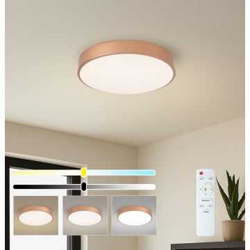 BRILAGI - himmennettävä LED-kattovalaisin POOL LED/48W/230V 3000-6000K, halkaisija 40 cm, kuparinvärinen + kaukosäädin
