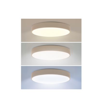 Brilagi - Himmennettävä LED-kattovalaisin POOL LED/50W/230V 3000-6000K, halkaisija 40 cm, beige + kauko-ohjain