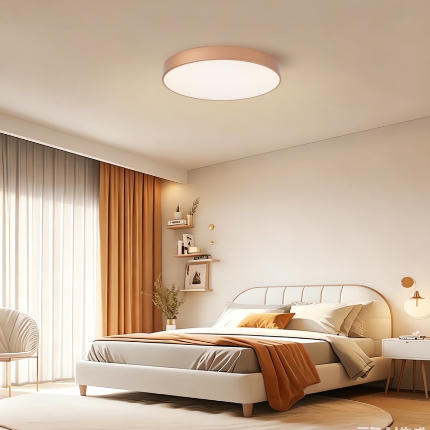 BRILAGI - Himmennettävä LED-kattovalaisin POOL LED/60W/230V 3000-6000K halkaisija 60 cm kuparinvärinen + kaukosäädin