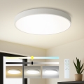 Brilagi - himmennettävä LED-kattovalaisin POOL SMART LED/100W/230V 3000-6000K halkaisija 80 cm Wi-Fi Tuya valkoinen + kaukosäädin
