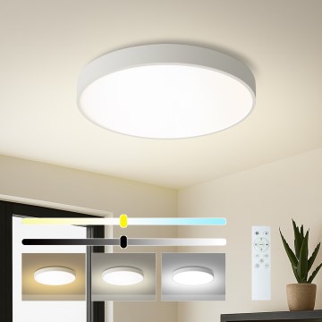 Brilagi - Himmennettävä LED-kattovalaisin POOL SMART LED/48W/230V 40 cm 3000-6000K Wi-Fi Tuya + kaukosäädin valkoinen