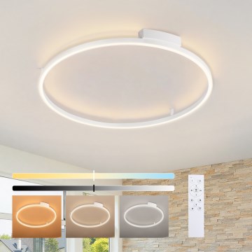 Brilagi - himmennettävä LED-kattovalaisin PORTOFINO LED/60W/230V 3000–6000K Ø 80 cm, valkoinen + kaukosäädin