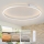Brilagi - Himmennettävä LED-kattovalaisin PORTOFINO LED/85W/230V 3000-6000K halkaisija 120 cm hopeanvärinen + kaukosäädin