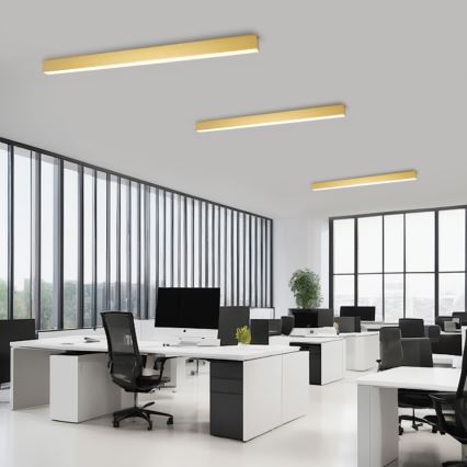 Brilagi - LED-himennettävä kattovalaisin SLEEKLINE SMART LED/40W/230V 3000-6000K Wi-Fi Tuya kullanvärinen + kaukosäädin