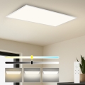 Brilagi - himmennettävä LED-kattovalaisin SLIMFRAME LED/80W/230V 120x60 cm 3000-6000K valkoinen + kaukosäädin