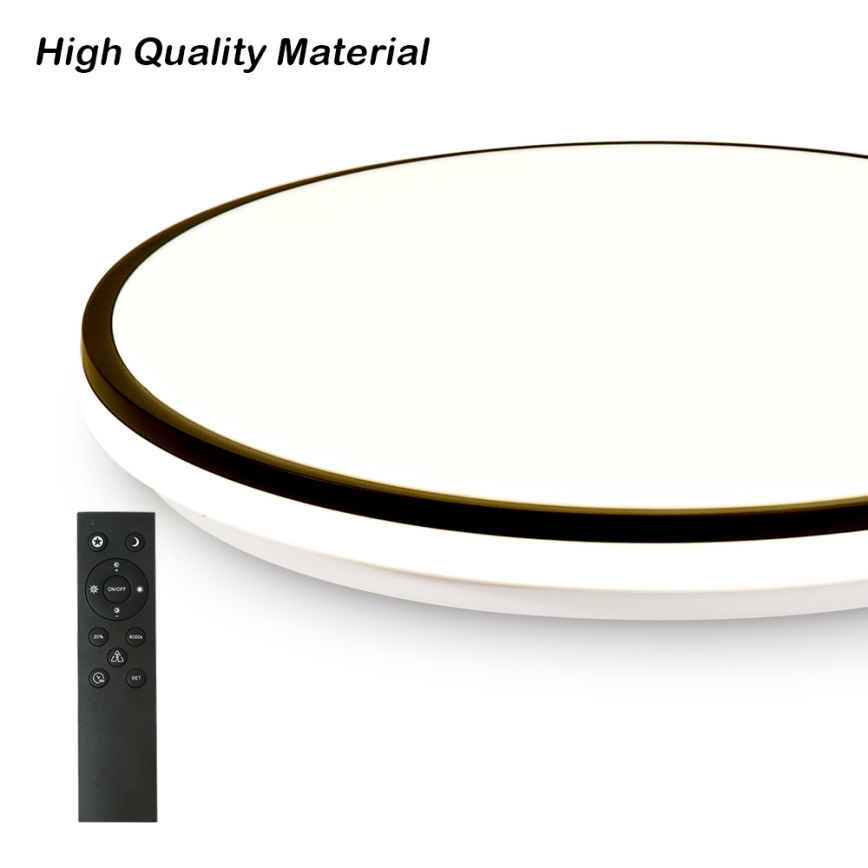 Brilagi - LED-himmennettävä SMART-kattovalaisin LED/36W/230V halkaisija 48 cm 3000–6000K Wi-Fi Tuya Beacon + kaukosäädin