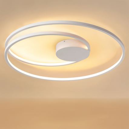 Brilagi - LED-himmennettävä kattovalaisin TWISTER LED/105W/230V 3000-6000K halkaisija 100 cm valkoinen + kaukosäädin