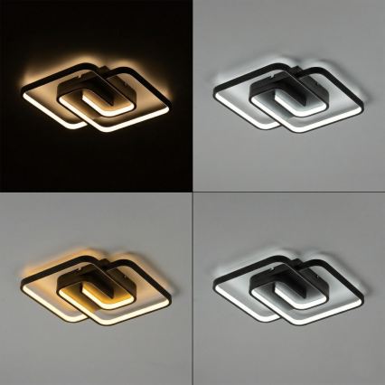 Brilagi - LED himmennettävä kattovalaisin VELO LED/64W/230V 3000-6500K 48x48 cm + kaukosäädin