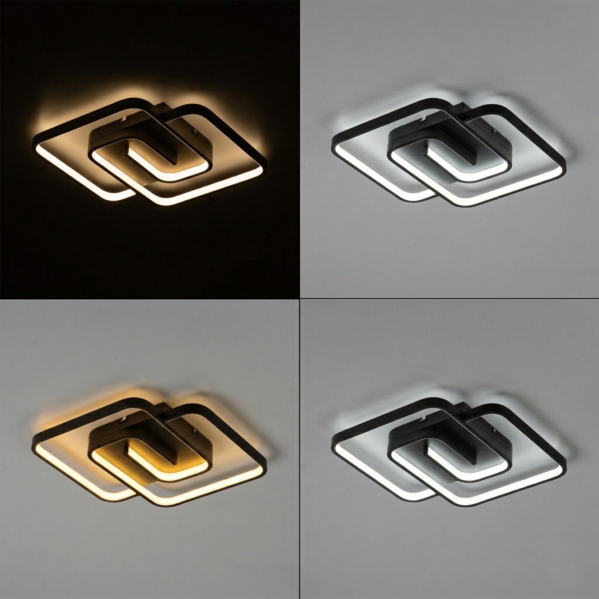 Brilagi - LED himmennettävä kattovalaisin VELO LED/64W/230V 3000-6500K 48x48 cm + kaukosäädin