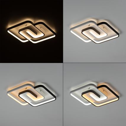 Brilagi - VELO XL LED-himmennettävä kattovalaisin LED/98W/230V 3000-6500K 61x61 cm + kaukosäädin