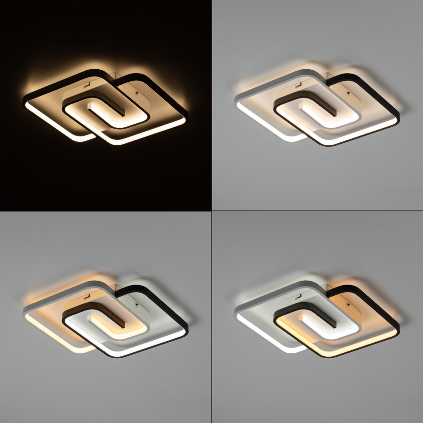 Brilagi - VELO XL LED-himmennettävä kattovalaisin LED/98W/230V 3000-6500K 61x61 cm + kaukosäädin