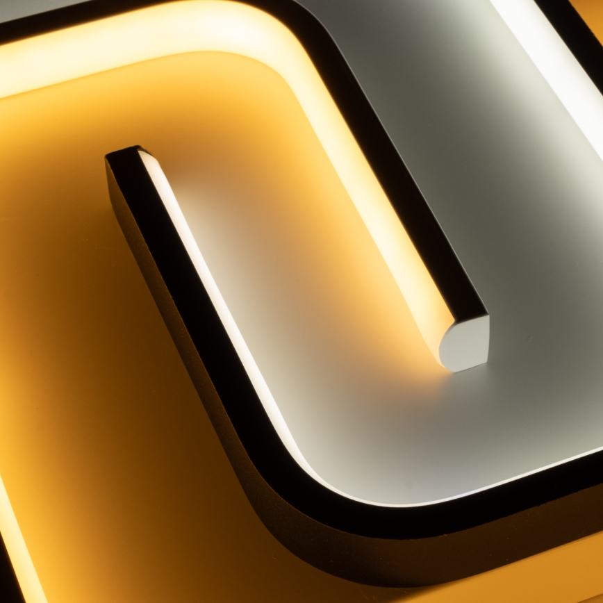 Brilagi - VELO XL LED-himmennettävä kattovalaisin LED/98W/230V 3000-6500K 61x61 cm + kaukosäädin