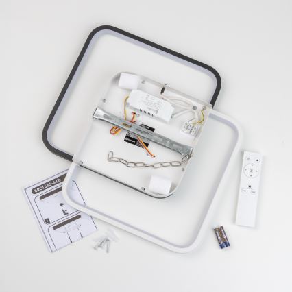 Brilagi - VELO XL LED-himmennettävä kattovalaisin LED/98W/230V 3000-6500K 61x61 cm + kaukosäädin