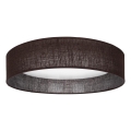 Brilagi - himmennettävä LED-kattovalaisin VELVET SMARTIX LED/24W/230V 3000-6000K halkaisija 45 cm ruskea Wi-Fi Tuya Beacon + kaukosäädin
