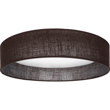 Brilagi - himmennettävä LED-kattovalaisin VELVET SMARTIX LED/24W/230V 3000-6000K halkaisija 45 cm ruskea Wi-Fi Tuya Beacon + kaukosäädin