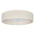 Brilagi - Himmennettävä LED-kattovalaisin VELVET SMARTIX LED/36W/230V 3000-6000K halkaisija 55 cm kermanvärinen Wi-Fi Tuya Beacon + kaukosäädin