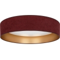 Brilagi - himmennettävä LED-kattovalaisin VELVET SMARTIX STARS LED/24W/230V 3000-6000K halkaisija 45 cm viininpunainen/kultainen Wi-Fi Tuya Beacon + kaukosäädin