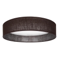 Brilagi - himmennettävä LED-kattovalaisin VELVET SMARTIX STARS LED/36 W/230 V 3000–6000 K halkaisija 55 cm ruskea Wi-Fi Tuya Beacon + kauko-ohjain