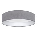 Brilagi - himmennettävä LED-kattovalaisin VELVET SMARTIX STARS LED/36W/230V 3000-6000K halkaisija 55 cm harmaa Wi-Fi Tuya Beacon + kaukosäädin