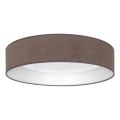 Brilagi - himmennettävä LED-kattovalaisin VELVET SMARTIX STARS LED/36W/230V 3000–6000K Ø 55 cm ruskea Wi-Fi Tuya Beacon + kaukosäädin