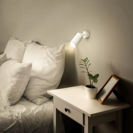 BRILAGI - LED RGBW himmennettävä kohdevalaisin SELE 1xGU10/4,8W/230V 3000K valkoinen + kaukosäädin