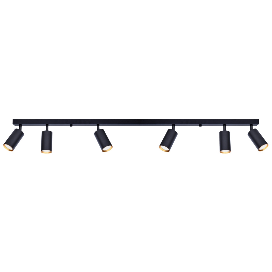 Brilagi - Himmennettävä LED-kohdevalaisin SELE 6xGU10/6,5W/230V 2700-6500K musta/kultainen