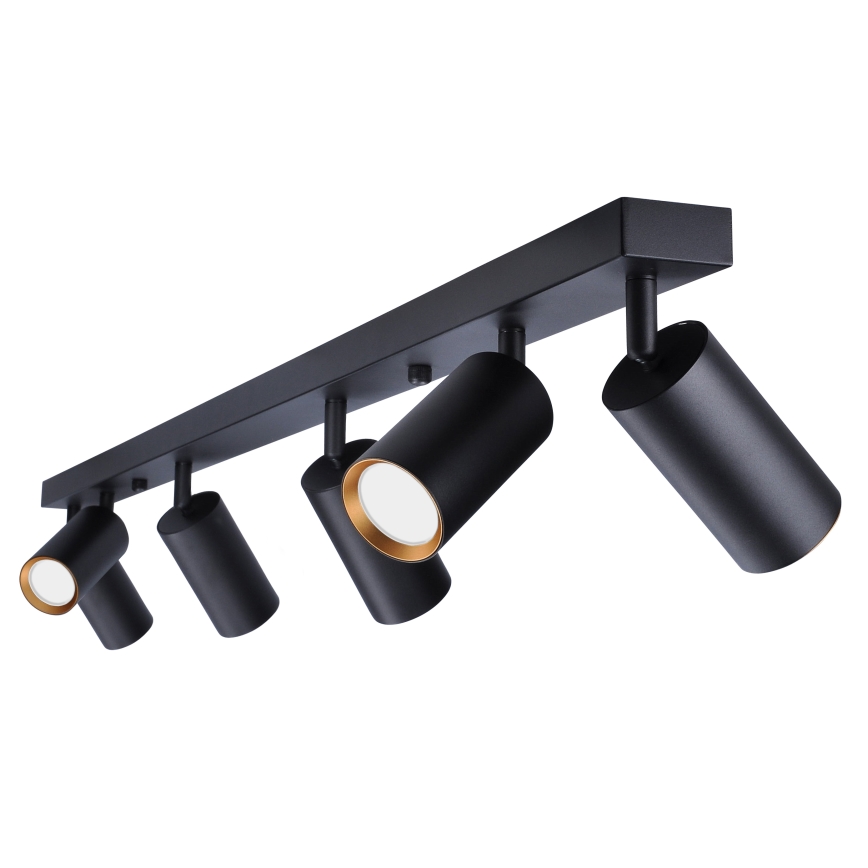 Brilagi - Himmennettävä LED-kohdevalaisin SELE 6xGU10/6,5W/230V 2700-6500K musta/kultainen